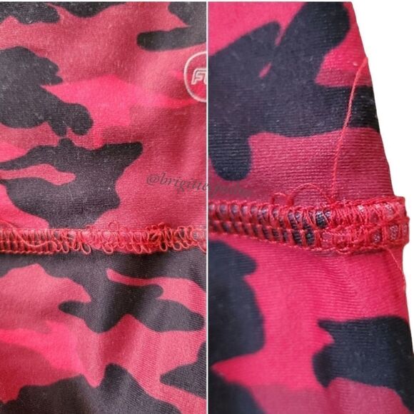 FLYWHEEL Black/Red Camouflage Legging - Picture 5 of 8